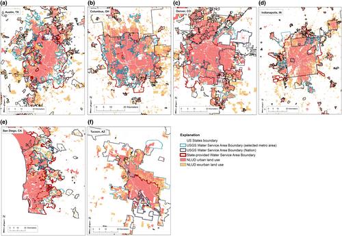 Development and evaluation of public-supply community water service area boundaries for the conterminous United States