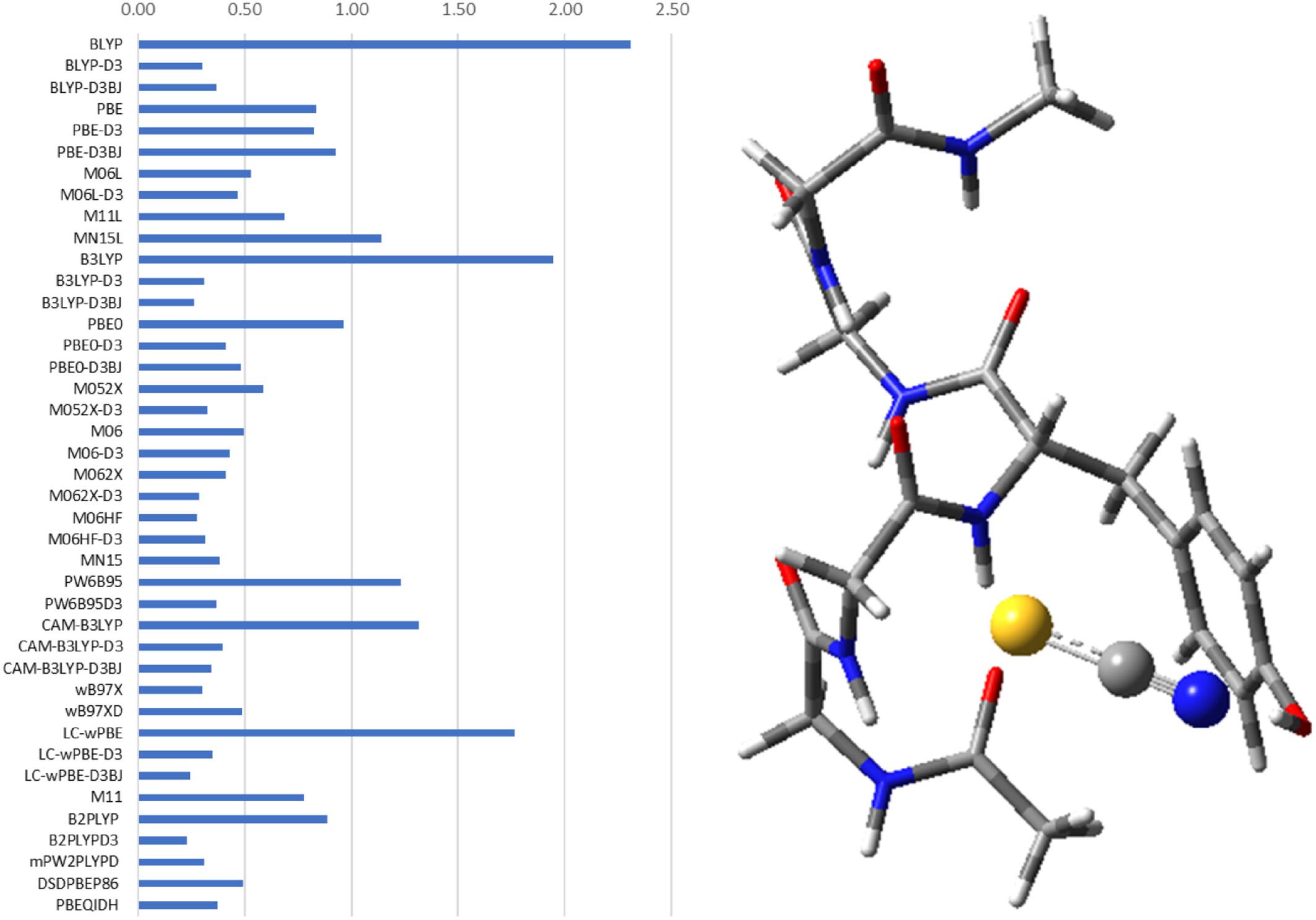 The interaction of thiocyanate with peptides—A computational study