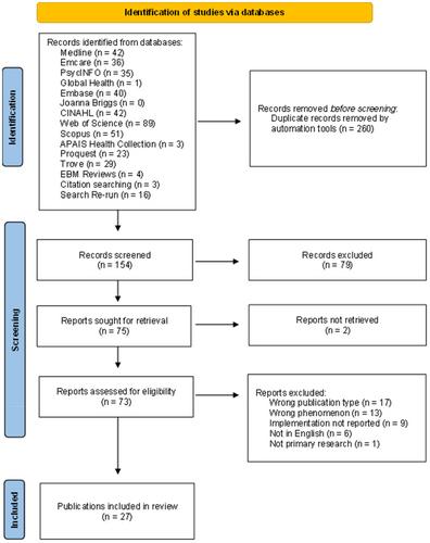 Implementation and use of the Safewards model in healthcare services: A scoping review