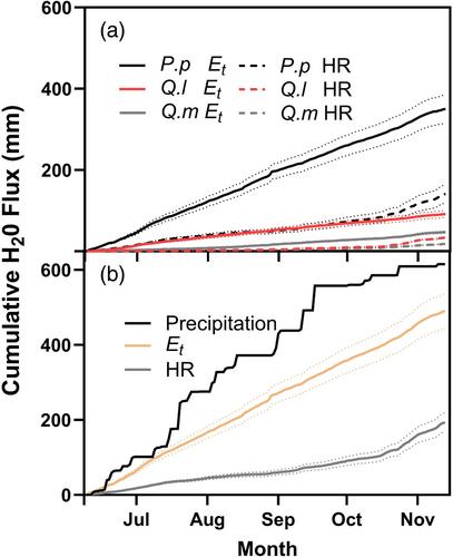 Hydraulic redistribution supplies a major water subsidy and improves water status of understory species in a longleaf pine ecosystem