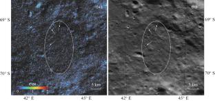 Radar Images of the Candidate Spacecraft Landing Sites on the Moon