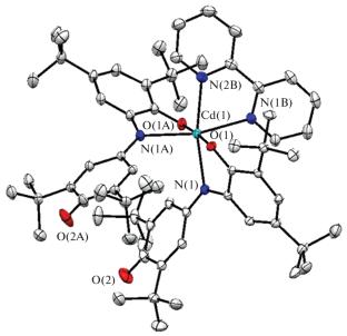 Cadmium(II) Complexes with Redox-Active Indophenol Ligands: Synthesis and Structures