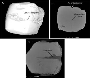 Basal twinning of Greenland corundum