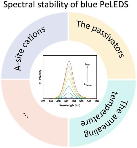 Exploring the Critical Factors Toward Spectrally Stable Mixed-Halide Blue Perovskite LEDs