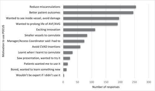 Barriers and facilitators to vascular access point-of-care ultrasound in haemodialysis: An international survey of haemodialysis clinicians