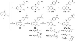 Design and synthesis of N-aryl-2-trifluoromethyl-quinazoline-4-amine derivatives as potential Werner-dependent antiproliferative agents