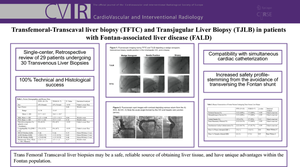 Transfemoral-Transcaval Liver Biopsy (TFTC) and Transjugular Liver Biopsy (TJLB) in Patients with Fontan-Associated Liver Disease (FALD).