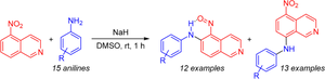 A simple method for the synthesis of diarylamines containing a nitroso group in the ortho position based on the SNH arylamination of 5-nitroisoquinoline