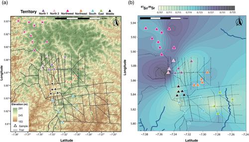 Strontium isotopes track female dispersal in Taï chimpanzees