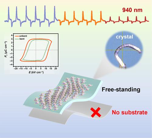 Unusual bendable soft molecule-based ferroelectric crystals enabling the flexible photo-pyroelectric detection