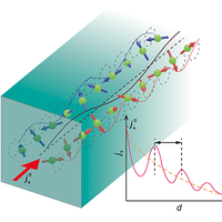 Direct Observation of Spin Current Oscillation in a Ferromagnet