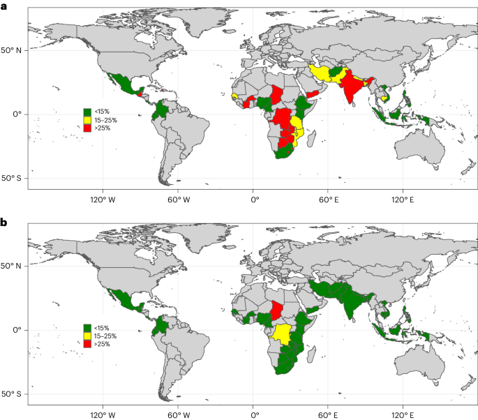 Mandatory large-scale food fortification programmes can reduce the estimated prevalence of inadequate zinc intake by up to 50% globally