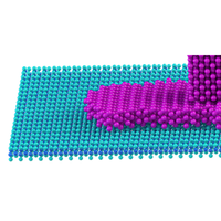 Superconductivity from On-Chip Metallization on 2D Topological Chalcogenides