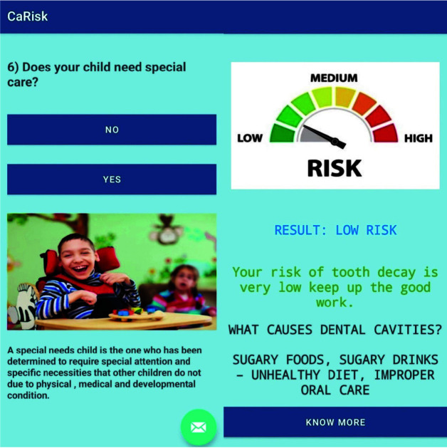 Comparison of Dental Caries Risk Assessment Using CaRisk- A Simple Mobile Based Application and WHO deft, DMFT Scores: A Cross Sectional Study.