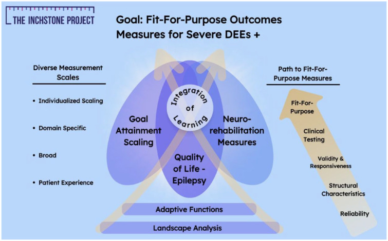 Patient-advocate-led global coalition adapting fit-for-purpose outcomes measures to assure meaningful inclusion of DEEs in clinical trials.