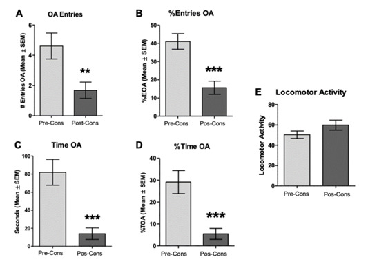 Voluntary Ethanol Intake and Anxiety Behavior in Wistar-Uis Rats.