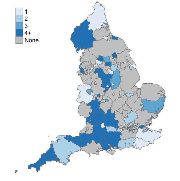 Can administrative data be used to research health visiting in England? A completeness assessment of the Community Services Dataset.