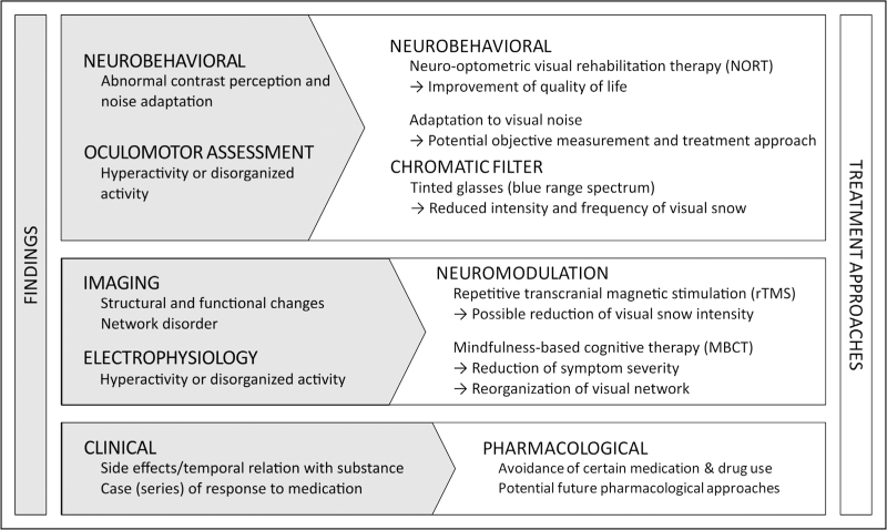 Visual snow syndrome: recent advances in understanding the pathophysiology and potential treatment approaches.