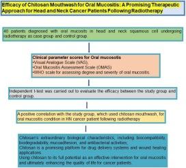 Efficacy of chitosan mouthwash for oral mucositis: A promising therapeutic approach for head and neck cancer patients following radiotherapy