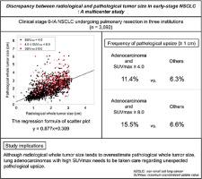 Discrepancy Between Radiological and Pathological Tumor Size in Early-Stage Non-Small Cell Lung Cancer: A Multicenter Study