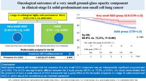 Prognostic Impact of Very Small Ground-Glass Opacity Component in Stage IA Solid Predominant Non-small Cell Lung Cancer