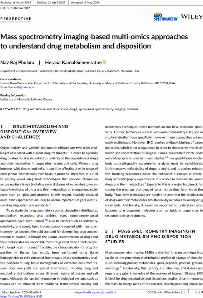 Mass spectrometry imaging-based multi-omics approaches to understand drug metabolism and disposition