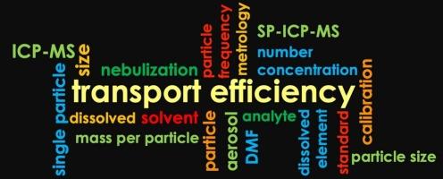 Single particle inductively coupled plasma mass spectrometry metrology: Revisiting the transport efficiency paradigm