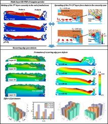 Cumulative effects of powder beds and melted areas on pore defects in electron beam powder bed fusion of tungsten