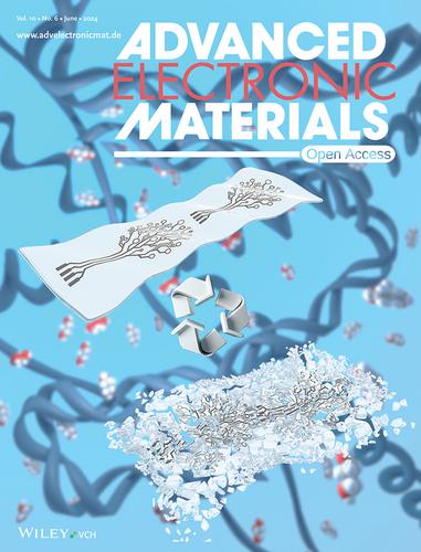 Sustainable Soft Electronics Combining Recyclable Metal Nanowire Circuits and Biodegradable Gel Film Substrates (Adv. Electron. Mater. 6/2024)