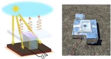 Transparent thermoelectric device for simultaneously harvesting radiative cooling and solar heating