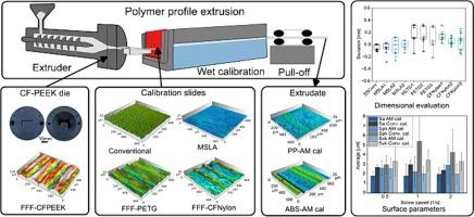 Integration of soft tooling by additive manufacturing in polymer profile extrusion process chain