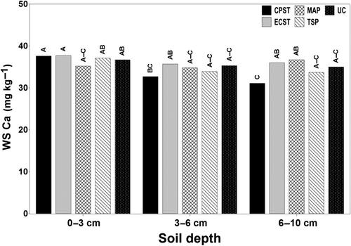 Soil profile distribution of nutrients in contrasting soils amended with struvite and other conventional phosphorus fertilizers