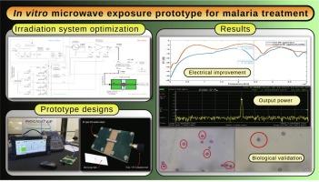 A low-cost, portable device for the study of the malaria parasite’s growth inhibition via microwave exposure