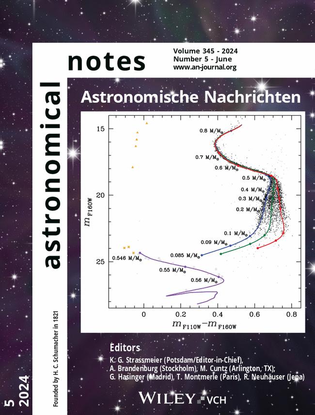 Issue Information: Astron. Nachr. 06/2024