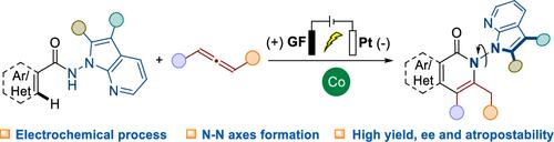 Atroposelective N–N Axes Synthesis via Electrochemical Cobalt Catalysis
