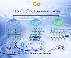 Structural distinction and highly sensitive fluorescent detection properties of Cd-based multifunctional sensors with three flexible isomers