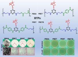 In situ borneol-modified polyester with antibacterial adhesion and long-term fungal-repellent properties