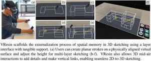 VResin: Externalizing spatial memory into 3D sketch maps