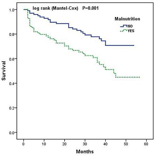 Effect of nutritional status on adverse clinical events in elderly patients with nonvalvular atrial fibrillation: A retrospective cohort study