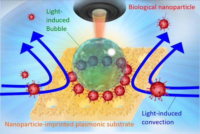 High-throughput light-induced immunoassay with milliwatt-level laser under one-minute optical antibody-coating on nanoparticle-imprinted substrate