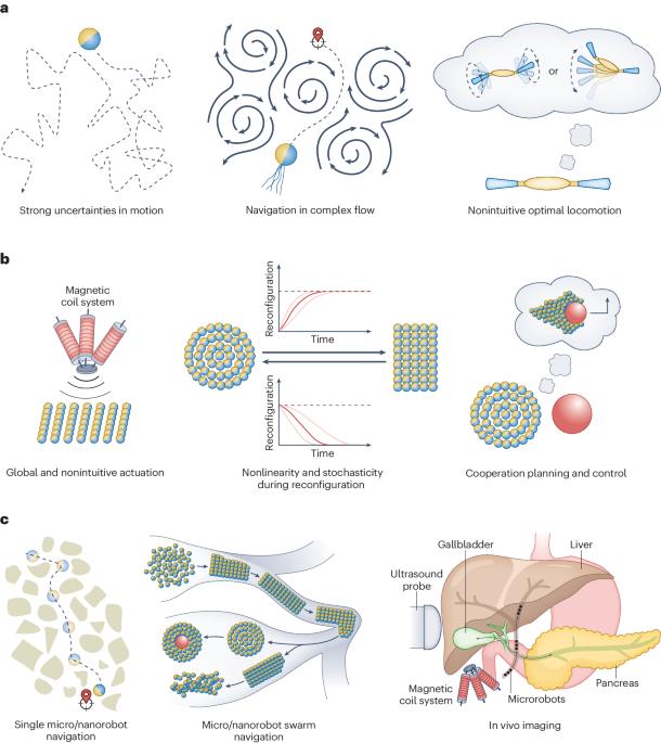 Machine learning for micro- and nanorobots