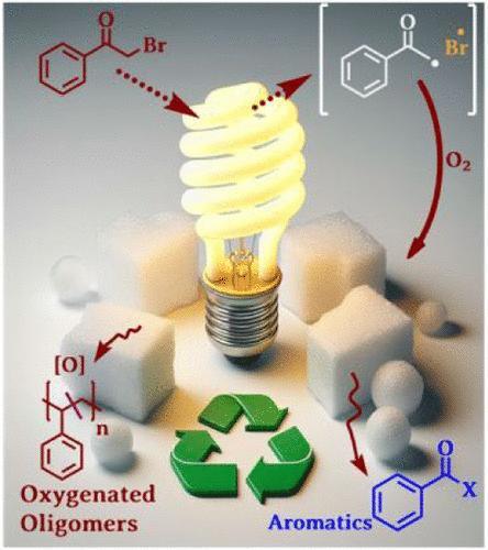 Efficient Photolytic Breakdown of Waste Polystyrene Foam Using an “All-in-One” Photo-HAT Reagent at Ambient Conditions