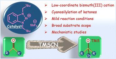 Synthesis and catalytic application of a donor-free bismuthenium cation†