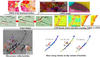 The micromechanics of fracture of zirconium hydrides