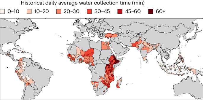 Climate change to exacerbate the burden of water collection on women’s welfare globally