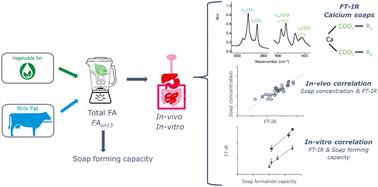 Using FT-IR as a fast method to measure fatty acid soaps in in vivo and in vitro digests