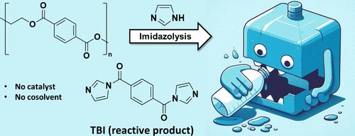 Depolymerizing Polyethylene Terephthalate (PET) via “Imidazolysis” for Obtaining a Diverse Array of Intermediates from Plastic Waste