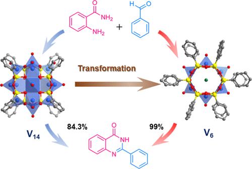 Vanadium-Silsesquioxane Nanocages as Heterogeneous Catalysts for Synthesis of Quinazolinones