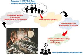 Analyzing the interconnected dynamics of domestic biofuel burning in India: unravelling VOC emissions, surface-ozone formation, diagnostic ratios, and source identification