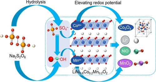 Environmentally Friendly Recovery of Li2CO3 from Spent Lithium-Ion Batteries by Oxidation and Selective Leaching Process